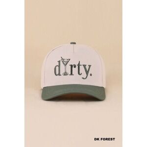 Zenana Trucker hat DIRTY MARTINI GREEN